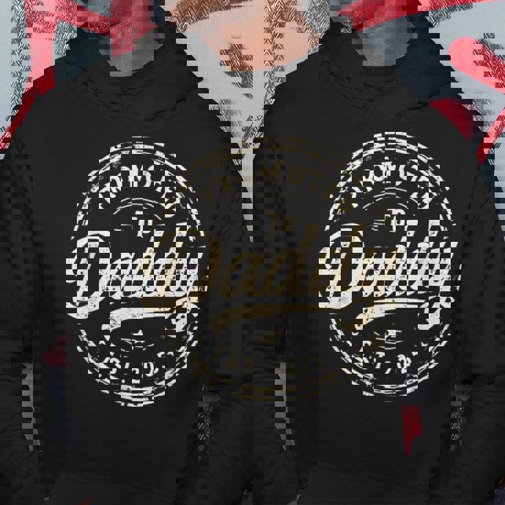 パパに昇格 2025 新パパベイビー初めてのお父さん パーカー 面白い贈り物