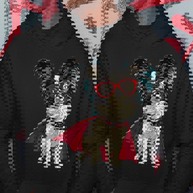 パピヨンドッグ-パピヨン パーカー 面白い贈り物