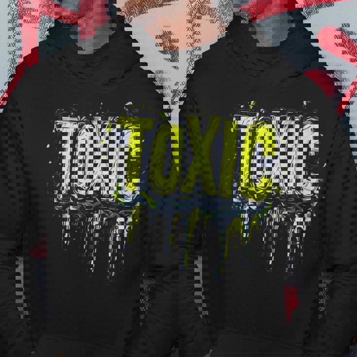 パワフルなエッジコスチュームのための大胆な有毒ステートメント。 パーカー 面白い贈り物