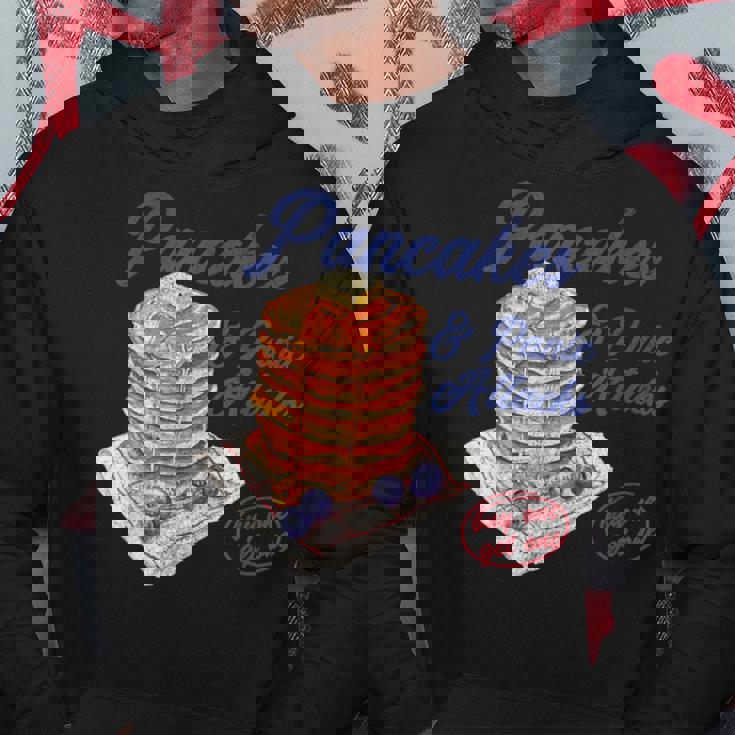 パンケーキとパニック発作 面白い メンタルヘルス 不安 パーカー 面白い贈り物