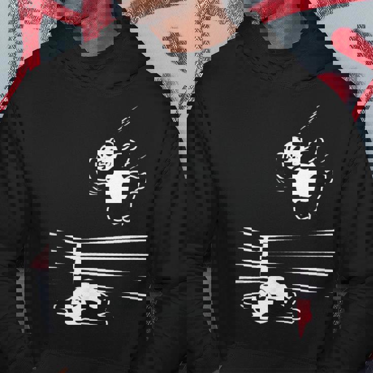 パンダ ベア レスラー レスリング グラップリング パーカー 面白い贈り物