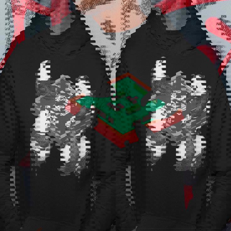 パンダ 麻雀 面白いtシャツ 動物 文字入り メンズ おもしろ 面白い 服 おもしろグッズ ネタ 雀士 パーカー 面白い贈り物