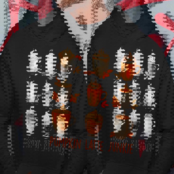 パンプキンラテ ジャンキー 秋 バイブ 秋 感謝祭 パーカー 面白い贈り物