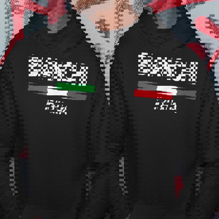 ビアンキ イタリア 家族名 イタリア 国旗 パーカー 面白い贈り物