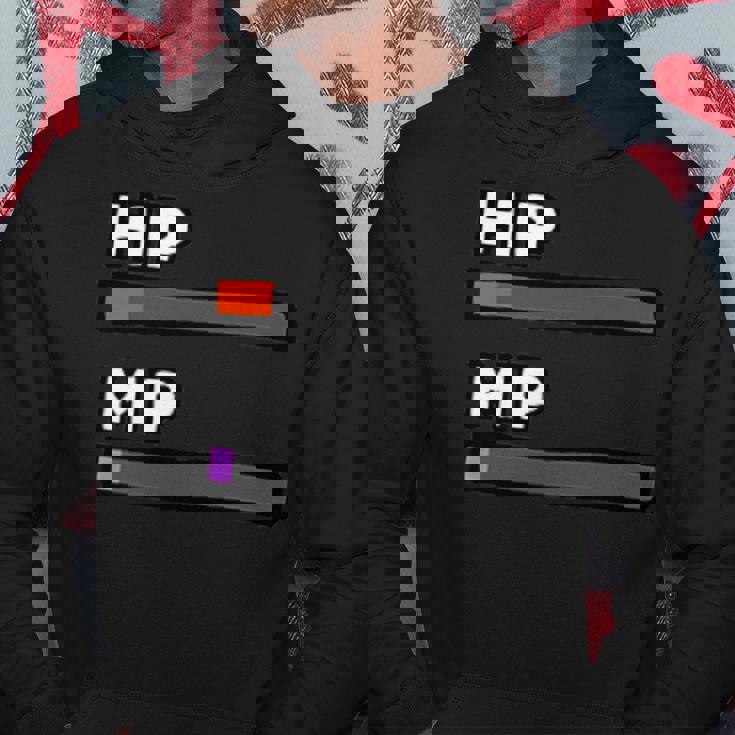 ビデオゲームのようなhp&Mpゲージ。 パーカー 面白い贈り物