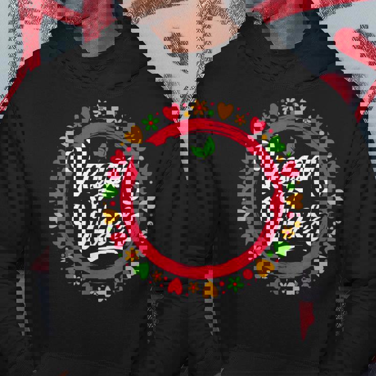 ビーガンバイブ 面白い 菜食主義 草食動物 ベジタリアン感謝 パーカー 面白い贈り物