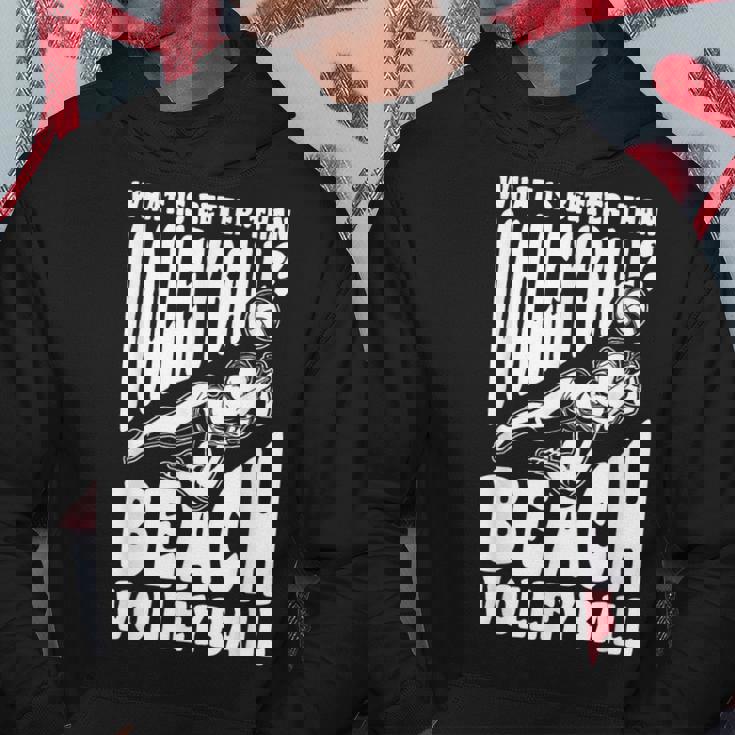 ビーチバレー選手の言葉 パーカー 面白い贈り物