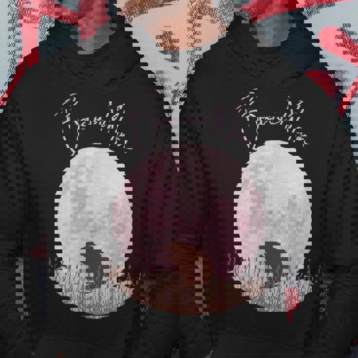 ビーバー 満月 11月 トップス、、ギア&アクセサリー パーカー 面白い贈り物