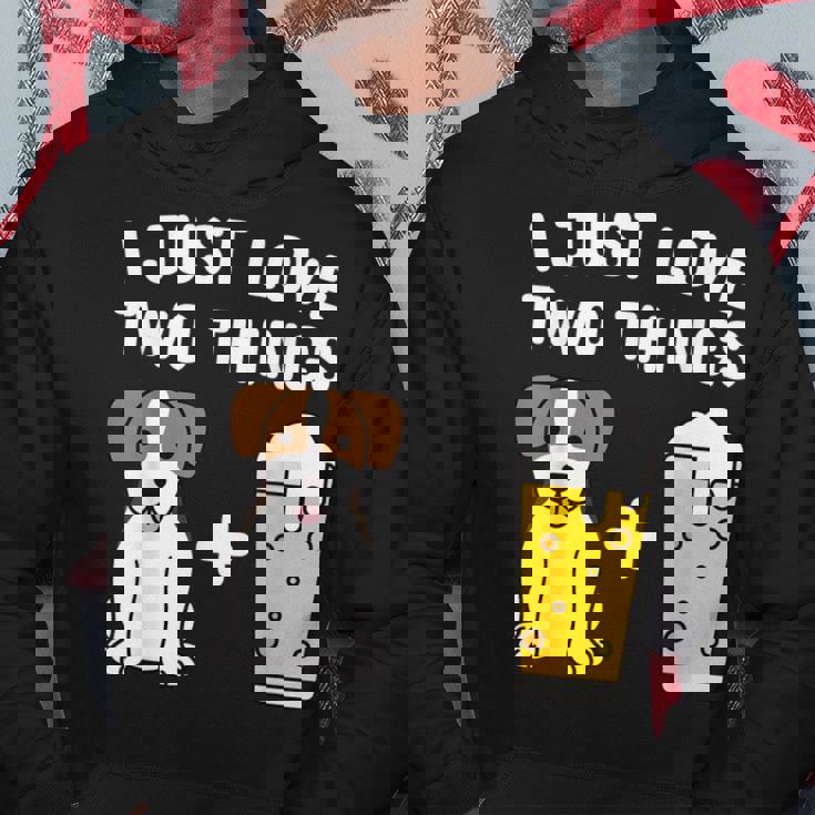 ビールジャック・ラッセル・テリア犬 パーカー 面白い贈り物