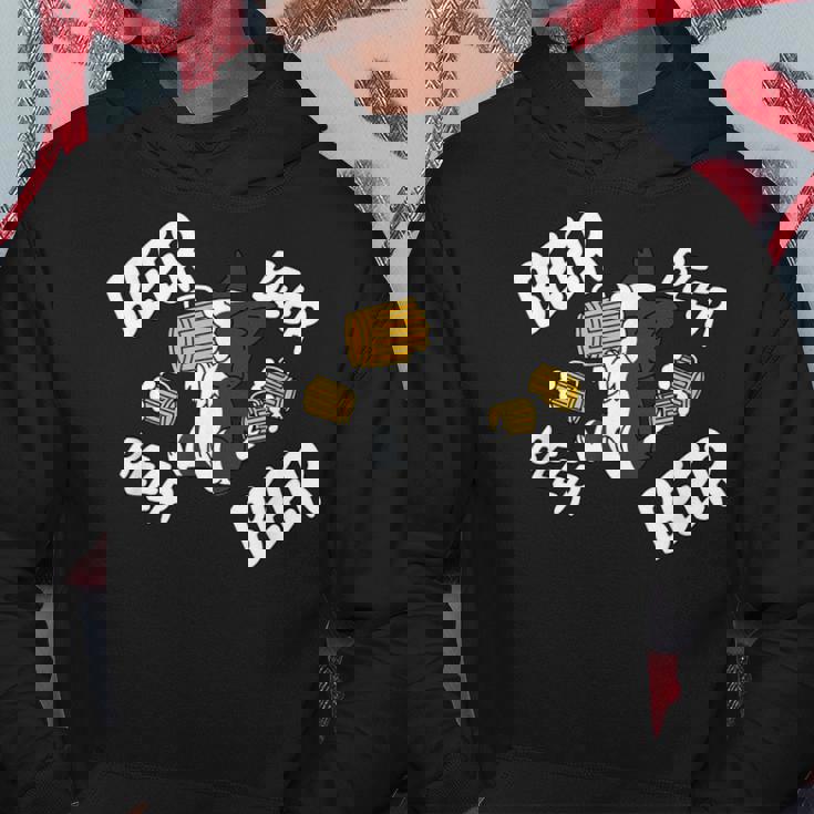 ビールボーダーコリー 犬 パーカー 面白い贈り物