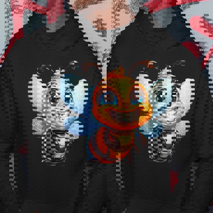 ビー・ハッピー ビッグ・スマイル ビー・ビー・ハッピー パーカー 面白い贈り物