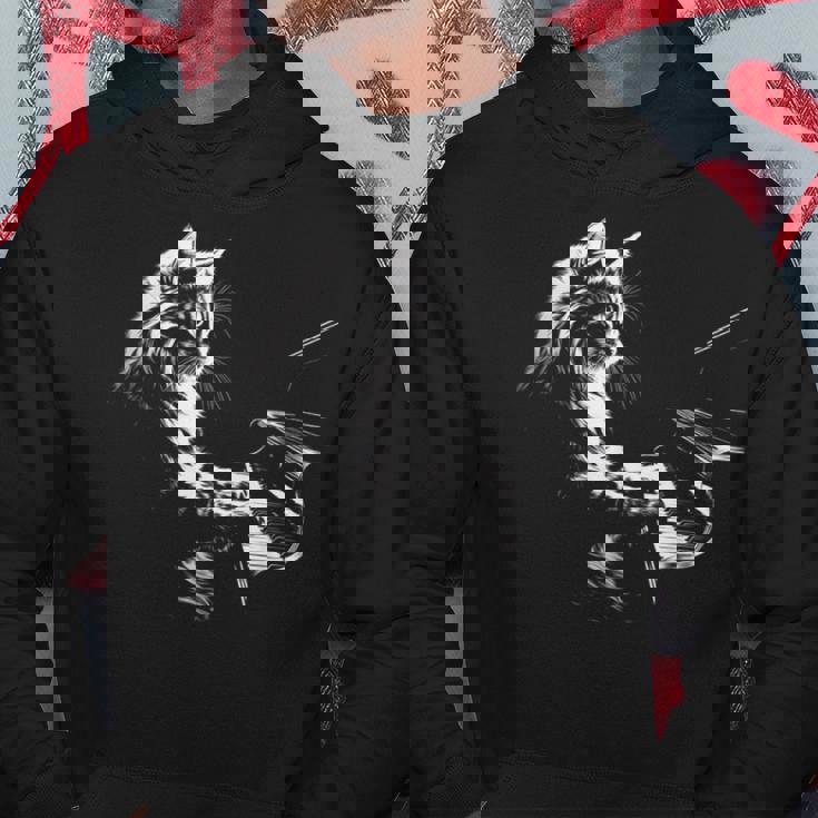 ピアノを弾く猫 ヴィンテージ ジャズ ミュージシャン ピアニスト パーカー 面白い贈り物