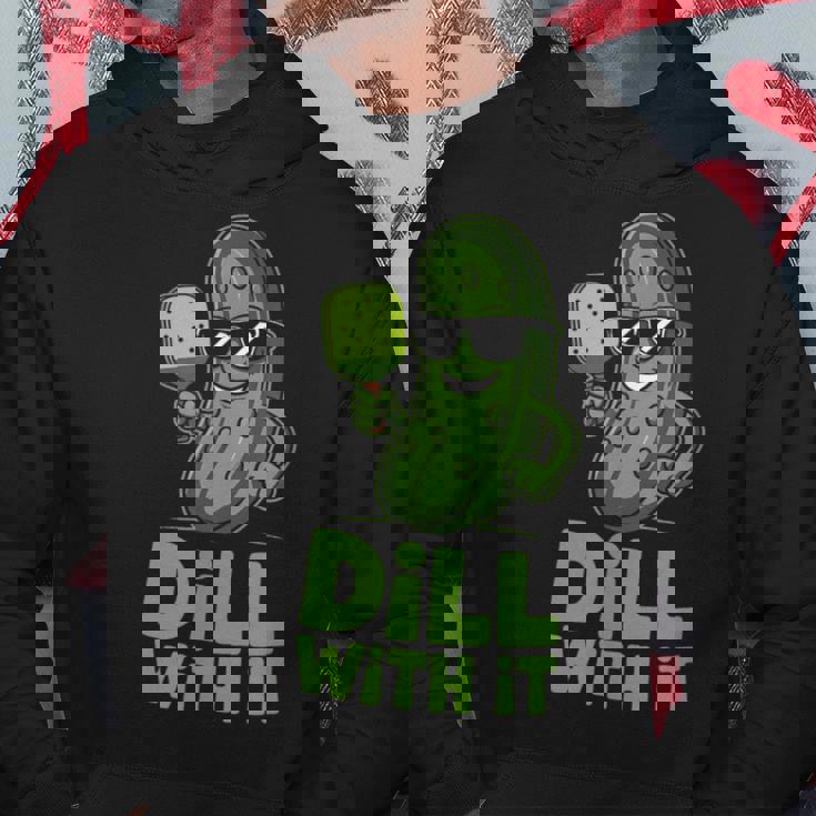 ピクルス ピックルボール キュウリ ベジタリアン ディル With It メンズ レディース パーカー 面白い贈り物