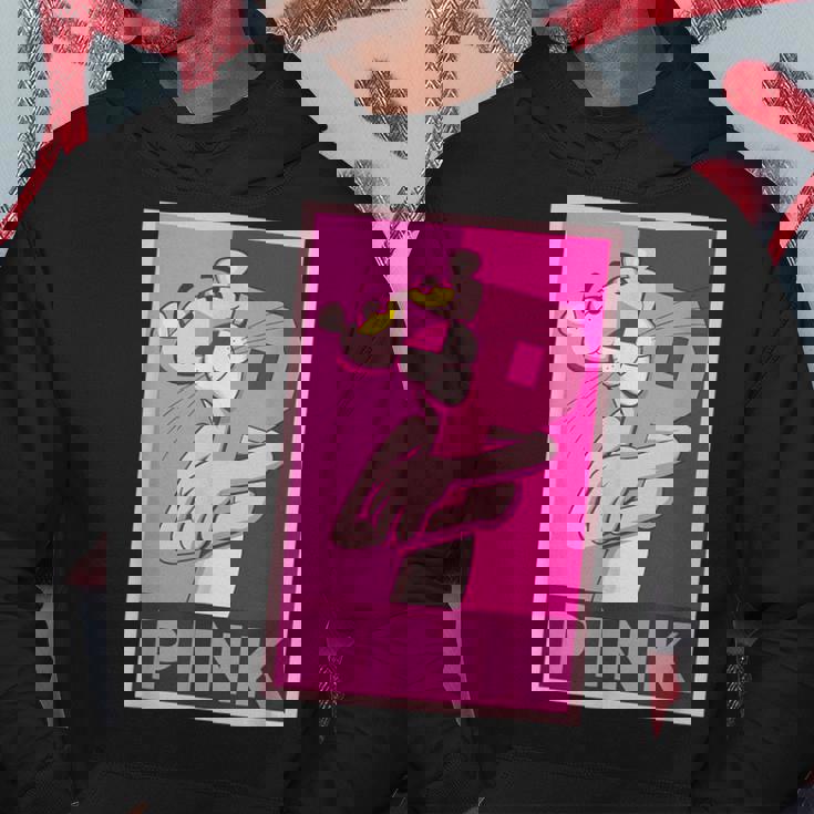 ピンクパンサー 「P」の文字を抱く パーカー 面白い贈り物