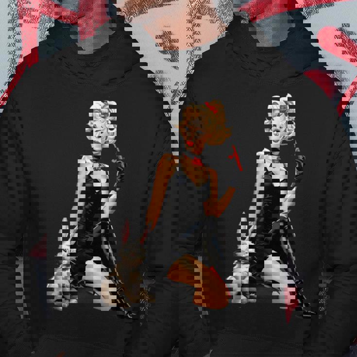 ピンナップガール ウサギ ピンナップ ヴィンテージ パーカー 面白い贈り物