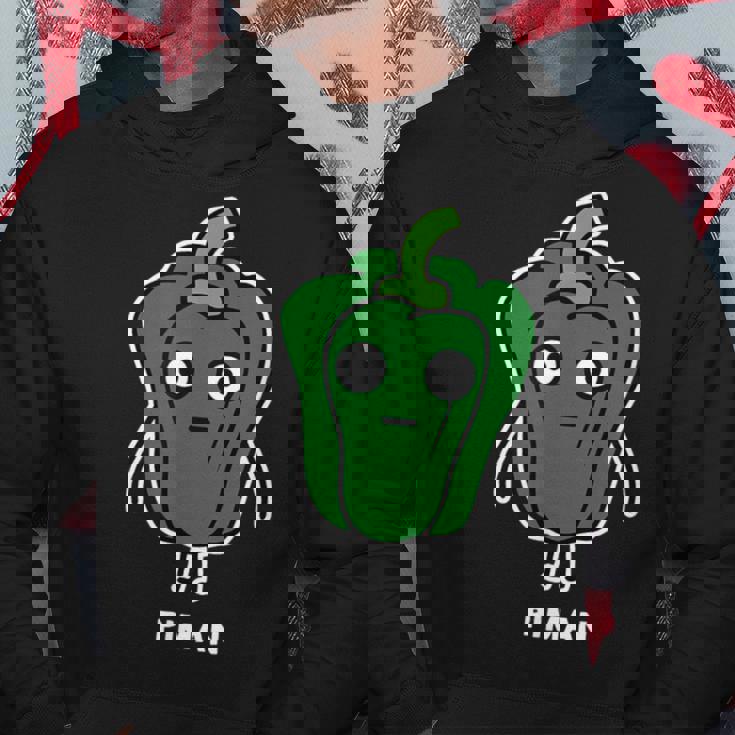 ピーマン 顔 イラスト かわいい おもしろ 面白い 簡単 シンプル ゆるい 野菜 パーカー 面白い贈り物