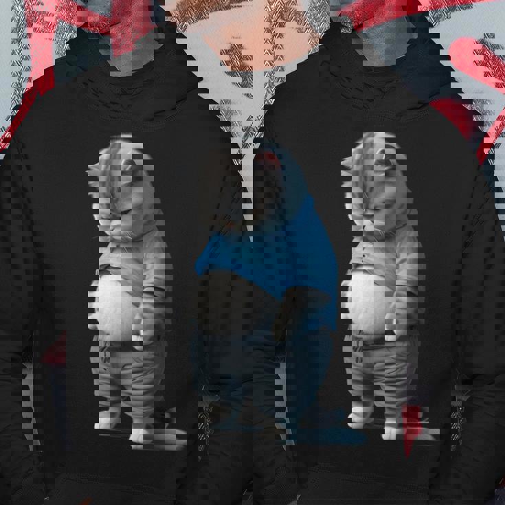 ファニー ファット 悲しい猫 アートデザイン 太った子猫 猫好き パーカー 面白い贈り物