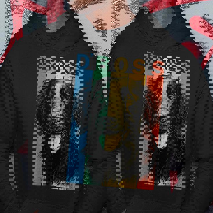 ファニーフラットコーテッドレトリバーボスママダッドドッグラバー パーカー 面白い贈り物