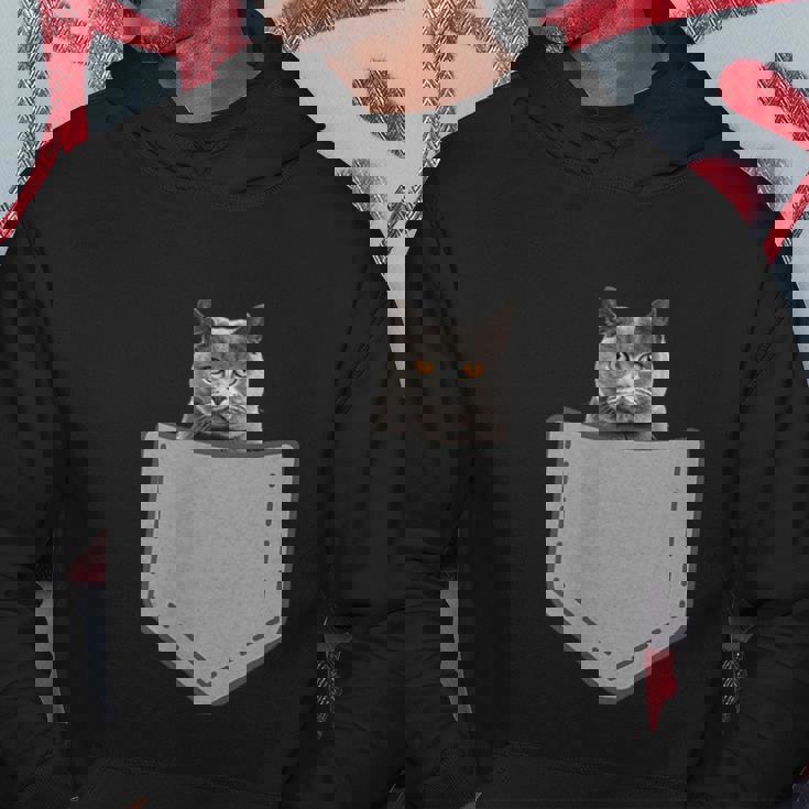 ファニーブリティッシュショートヘア猫 パーカー 面白い贈り物