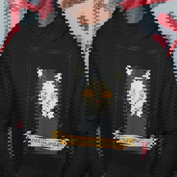 ファニー・キャット・ウェンズデー パーカー 面白い贈り物