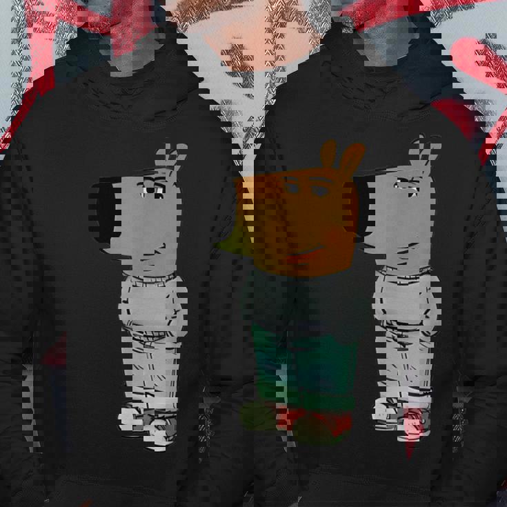 ファニー・ジェネ・アルファ・チル・ガイ・ミーム・ドッグ・クール・インターネット・ステートメント パーカー 面白い贈り物