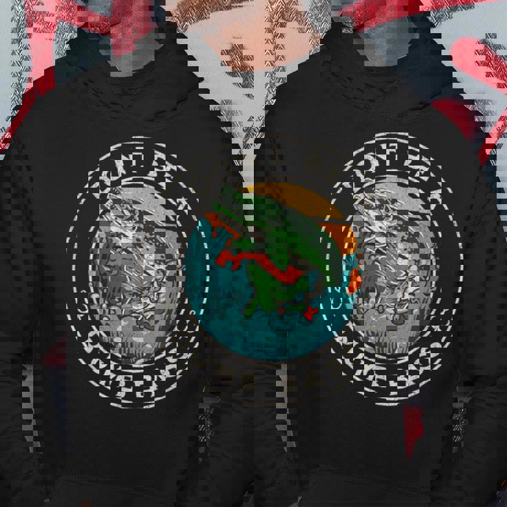 フィッシングティー、Dont Be Dumb Bass Dad パーカー 面白い贈り物