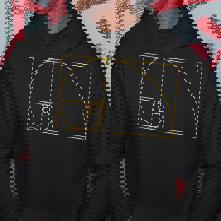 フィボナッチシーケンスゴールデンカットルールフィボナンバー。 パーカー 面白い贈り物