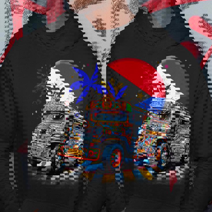 フィリピン 国旗 誇り フィリピン フィリピン ジープニー パーカー 面白い贈り物