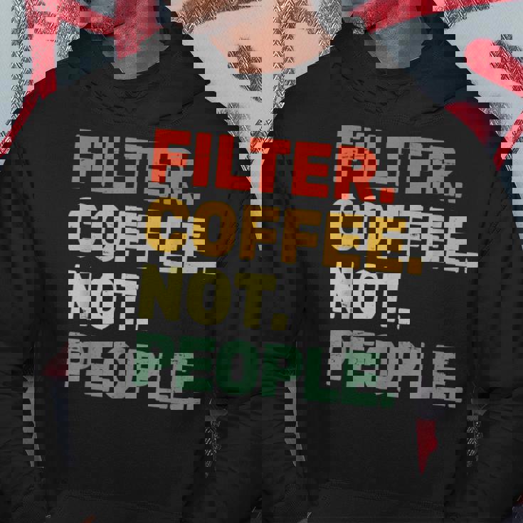 フィルターコーヒー Not People エスプレッソ バリスタ カフェ コーヒーオーバー パーカー 面白い贈り物