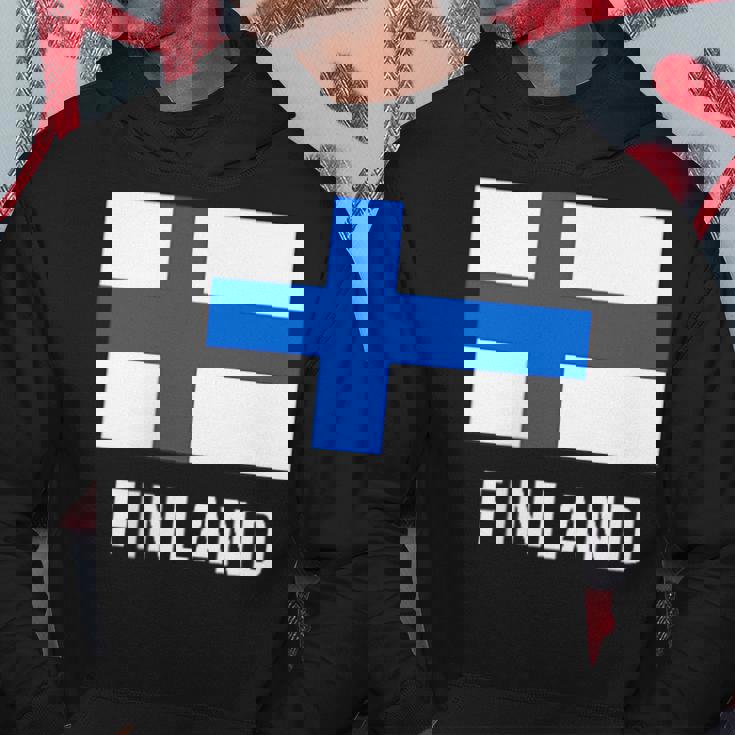 フィンランドの国旗 パーカー 面白い贈り物