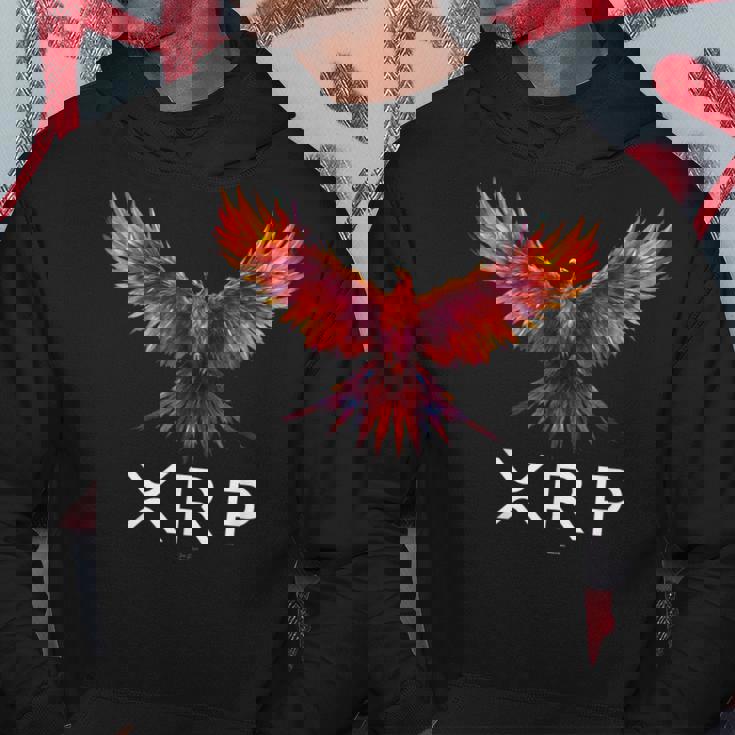 フェニックスxrp暗号通貨ボーイフレンドガールフレンド パーカー 面白い贈り物