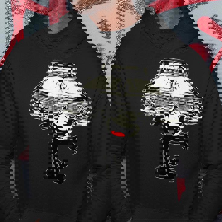 フェリックスキャット漫画ジャイアントローライダーカークラブデザインマッシュアップ パーカー 面白い贈り物