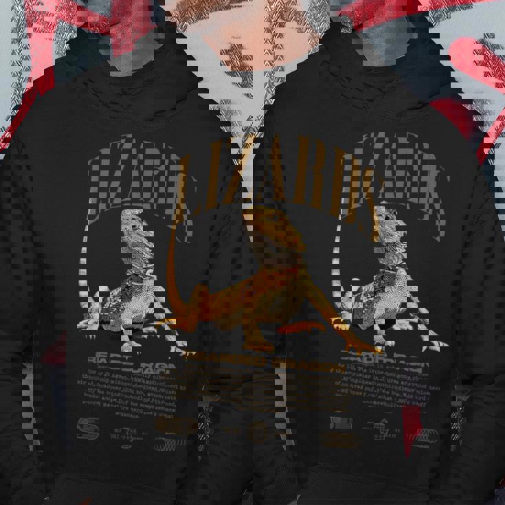 フトアゴヒゲトカゲ ストリートウェア トカゲ キーパー パーカー 面白い贈り物