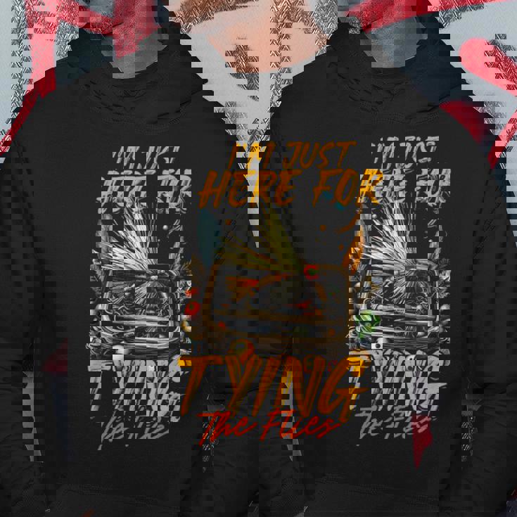 フライフィッシング フライアングラー パーカー 面白い贈り物