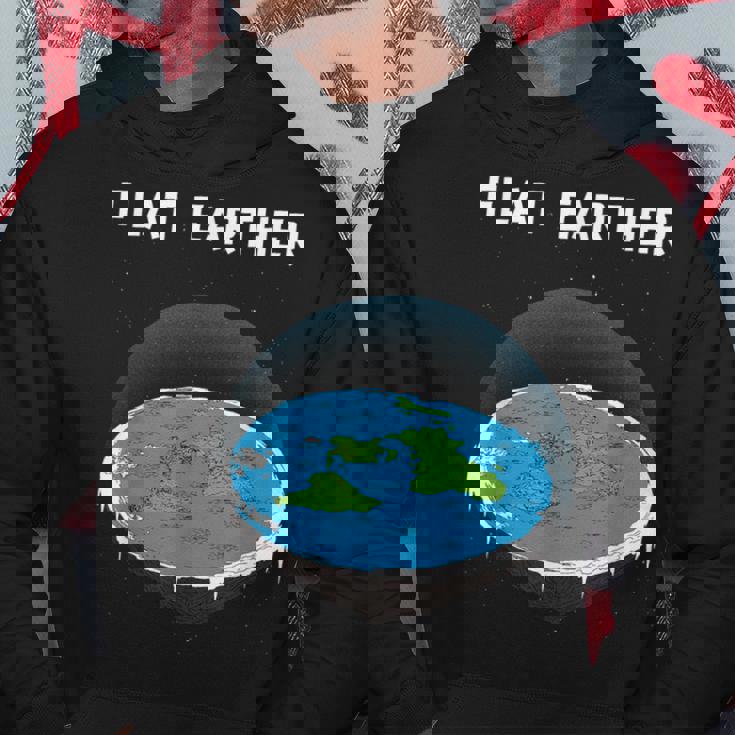 フラットアースマップ 陰謀 パーカー 面白い贈り物