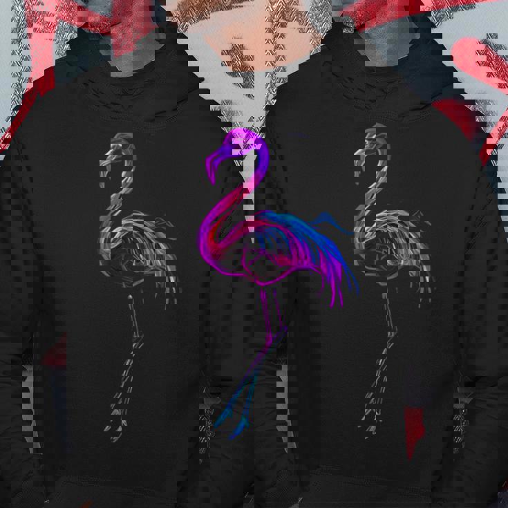 フラミンゴ好き カラフル クール スタイリッシュ パーカー 面白い贈り物