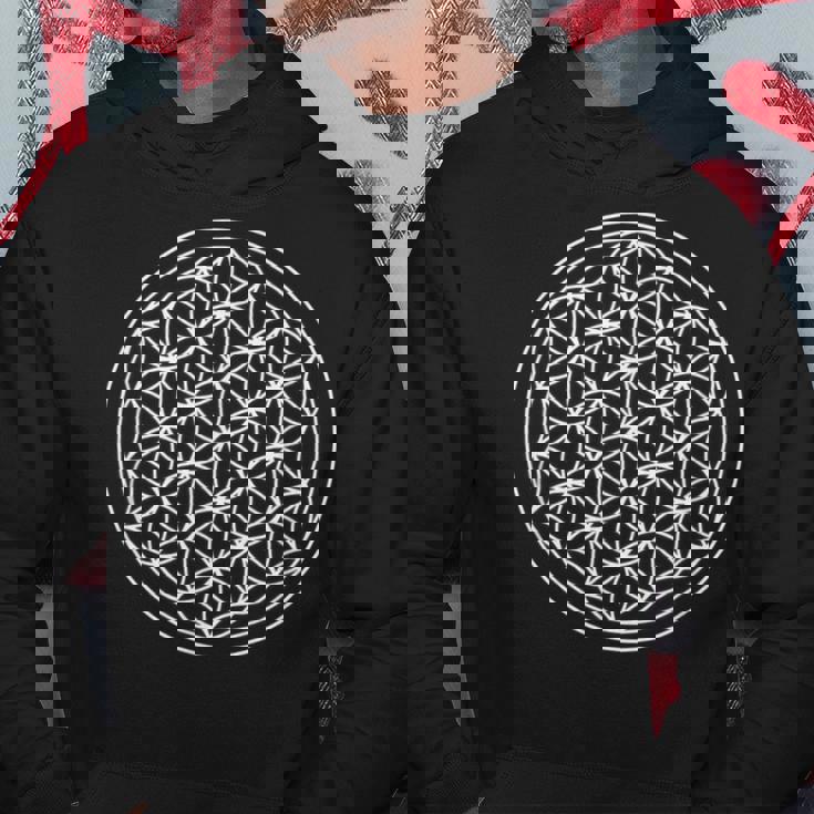 フラワーオブライフ 神聖幾何学 パーカー 面白い贈り物