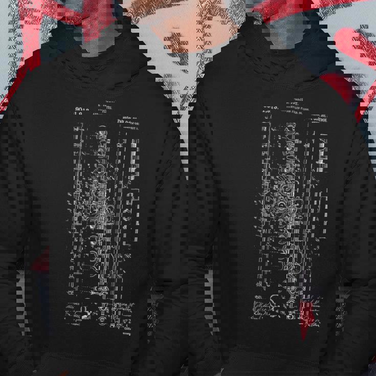 フルート特許tシャツ パーカー 面白い贈り物