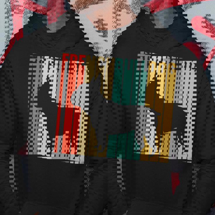 フレンチブルドッグ レトロ フレンチリー 犬 犬の飼い主 フレンチドッグ パーカー 面白い贈り物