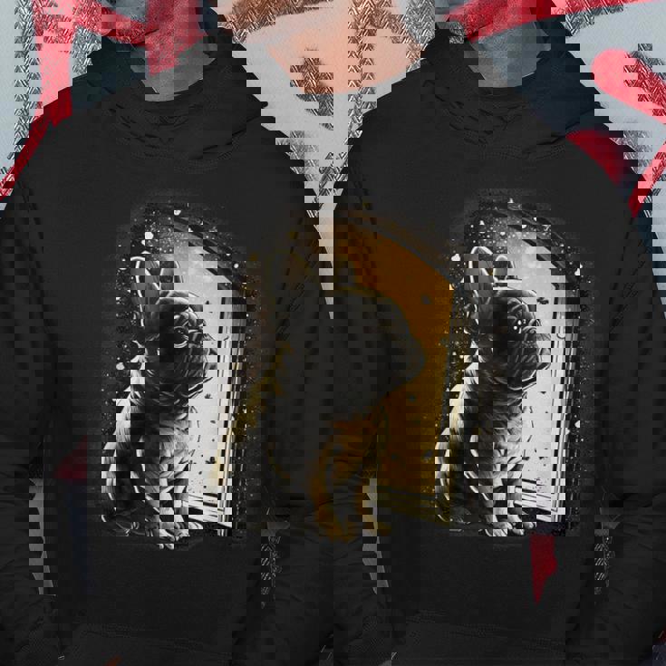 フレンチブルドッグ 夜のかわいいフレンチドッグ パーカー 面白い贈り物