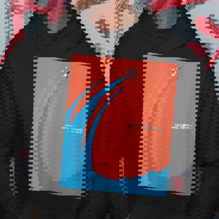 ブルーインパルスmoke パーカー 面白い贈り物