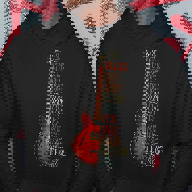 ブルース音楽ギターギタリストのギタリストのためのおかしいギフト パーカー 面白い贈り物