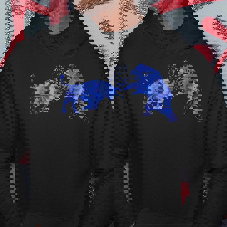 ブル対ベア株式市場投資家トレーダー パーカー 面白い贈り物