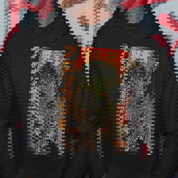 ブロッコジラ ブラックバージョン ブロッコリー パーカー 面白い贈り物