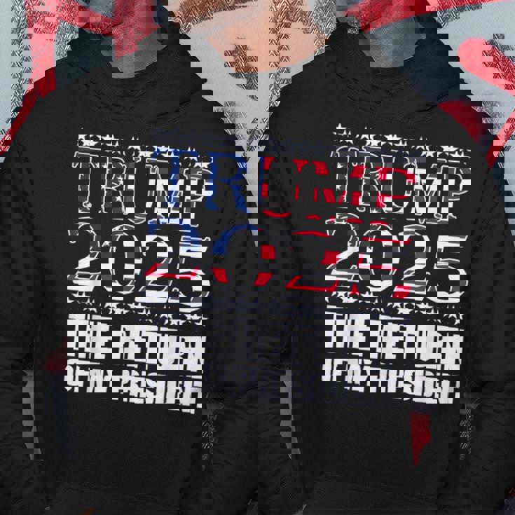 プロトランプシャツ2024 大統領トランプの帰還 2025 パーカー 面白い贈り物