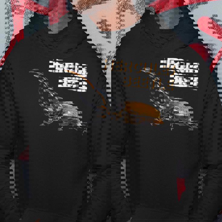 ヘラクレスカブトムシの写真 パーカー 面白い贈り物