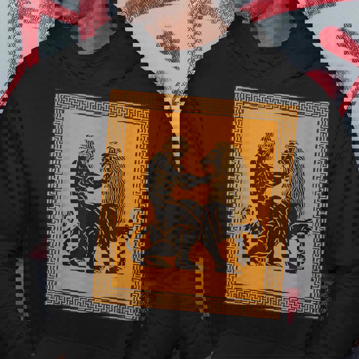 ヘラクレスライオン ギリシャ神話 古代神話 歴史アート パーカー 面白い贈り物