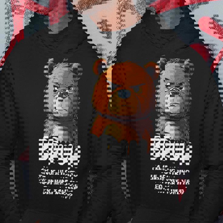 ベアラバーブラシファニーベア パーカー 面白い贈り物