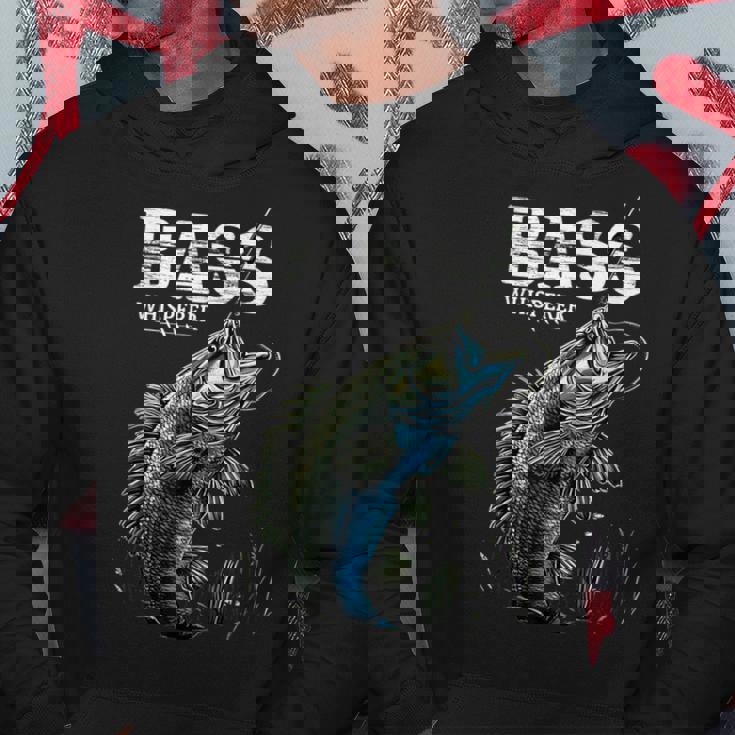 ベイトキャスター フィッシャーマン バスのささやき ブラックバス釣り パーカー 面白い贈り物