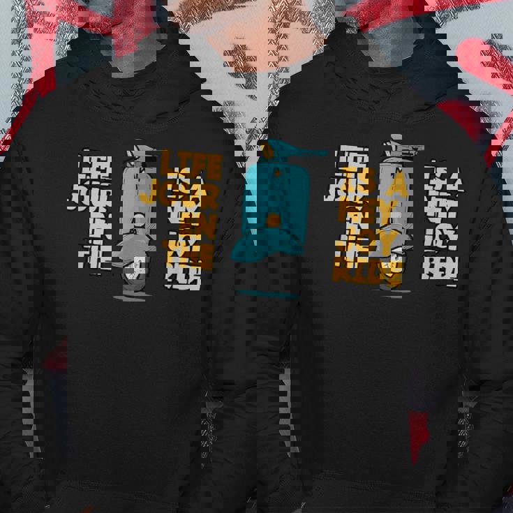 ベスパ-ライフ・イズ・ア・ジャーニー パーカー 面白い贈り物